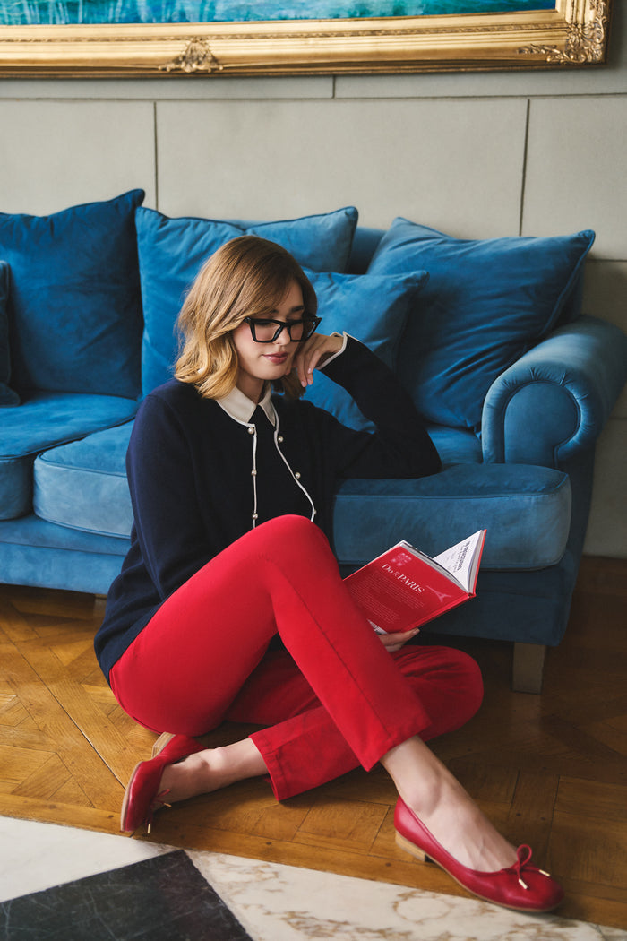 Bengajean® Velvet Straight Leg - Rouge