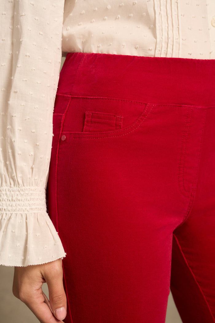 Bengajean® Velvet Straight Leg - Rouge