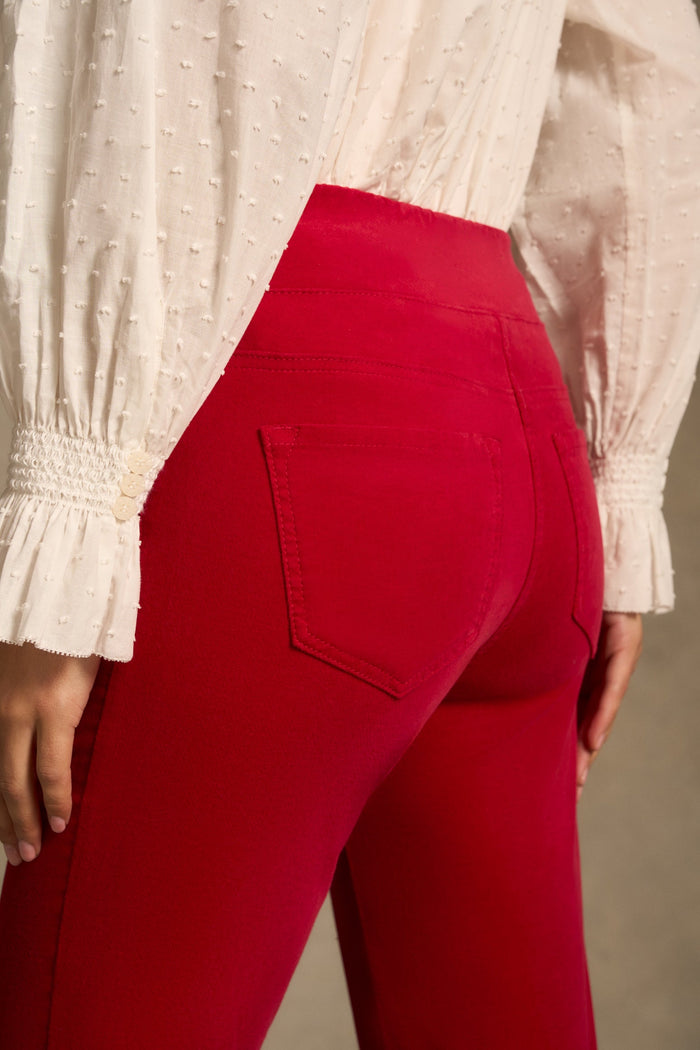 Bengajean® Velvet Straight Leg - Rouge