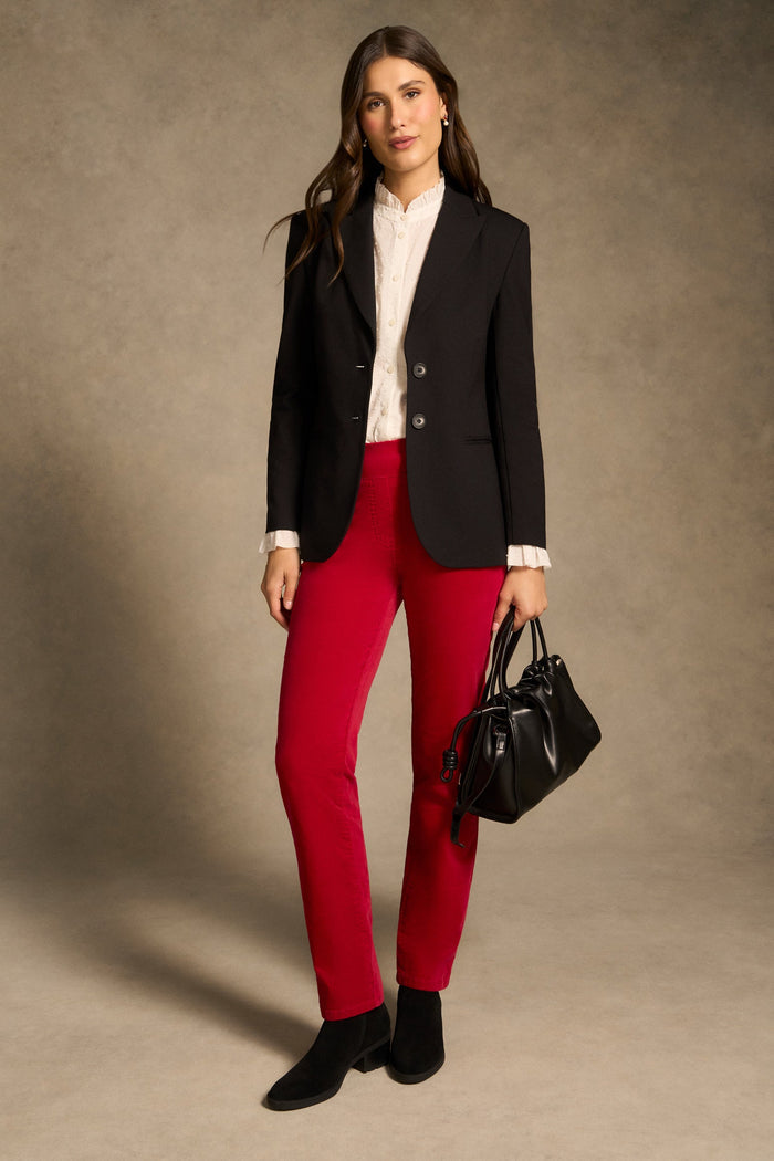 Bengajean® Velvet Straight Leg - Rouge