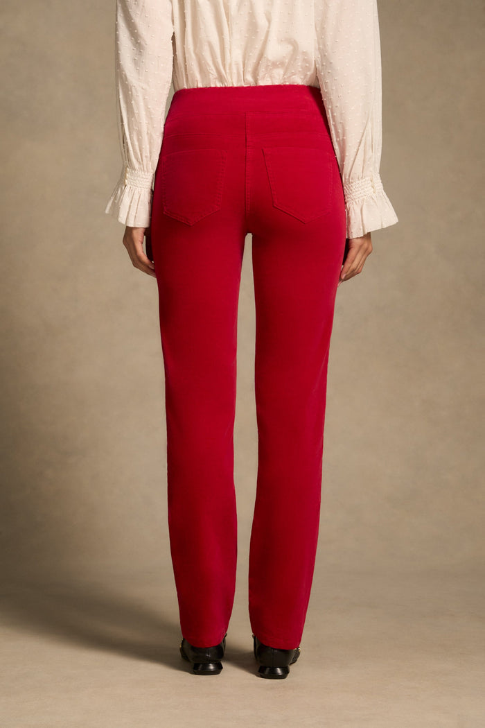Bengajean® Velvet Straight Leg - Rouge