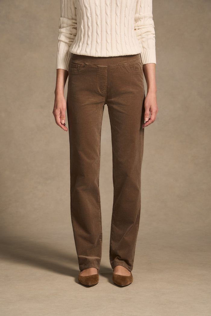 Bengajean® Velvet Straight Leg - Tan