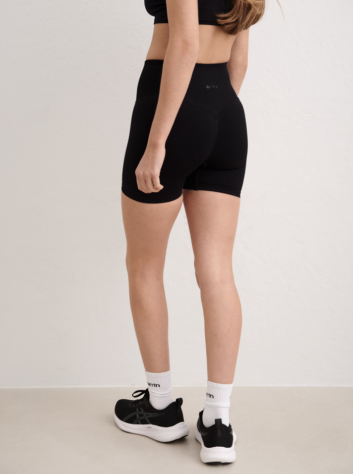 Black Shape Seamless Hotpants