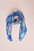 Blooms Scarf - Blue