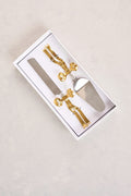 Bow Cake Servers Set