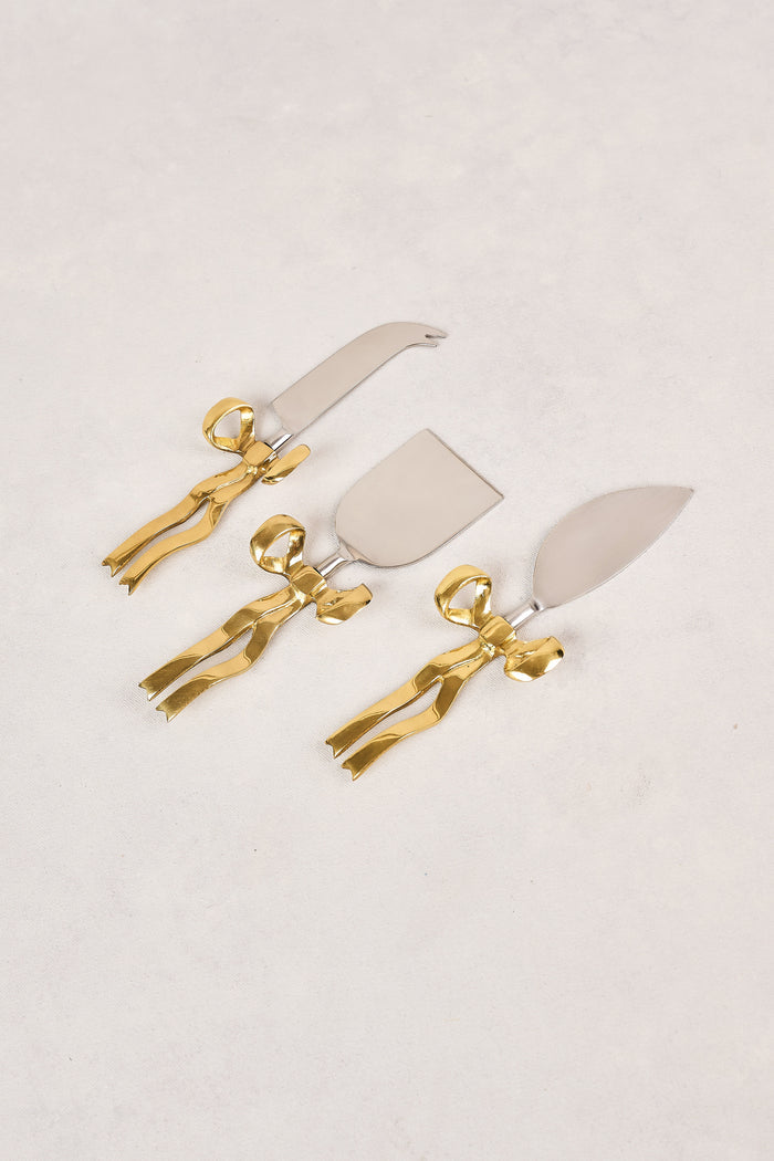 Bow Cheese Knives Set