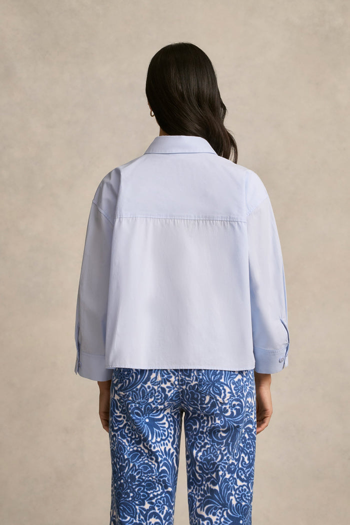 Boxy Classic Shirt - Pale Cornflower
