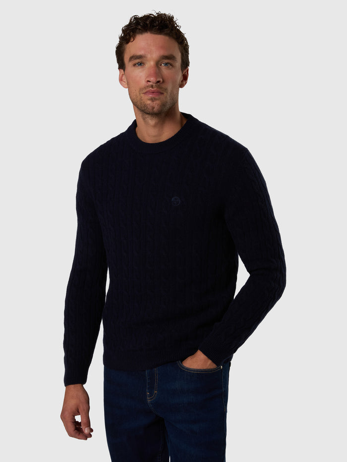 1 | Navy blue | crewneck-7gg-knitwear-699491