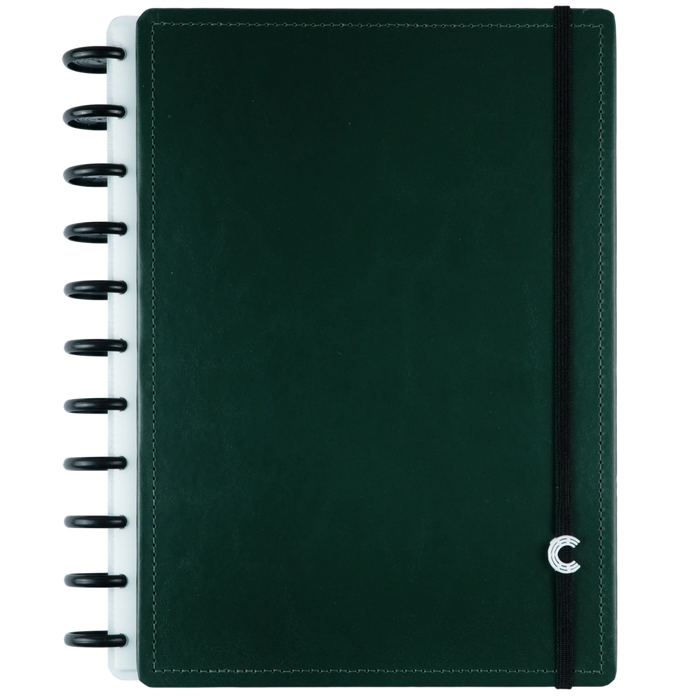 CADERNO 10 MATÉRIAS DARK GREEN Caderno Inteligente Lojista