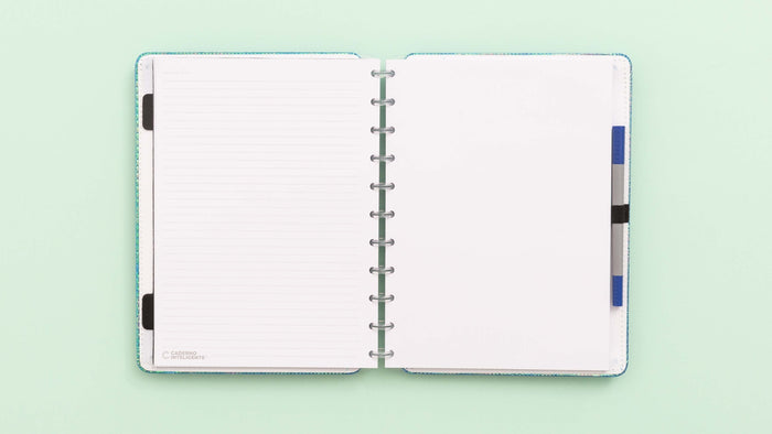 Caderno Azul Holográfico