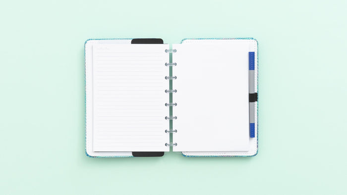 Caderno Azul Holográfico