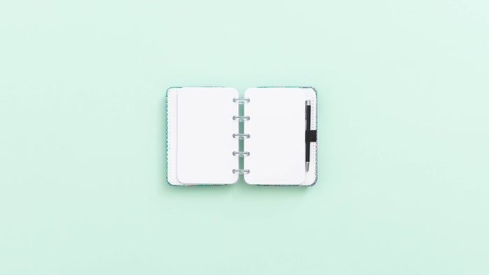Caderno Azul Holográfico