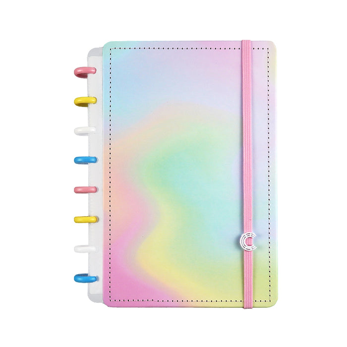 Caderno Colors Candy Splash, tamanho A5.