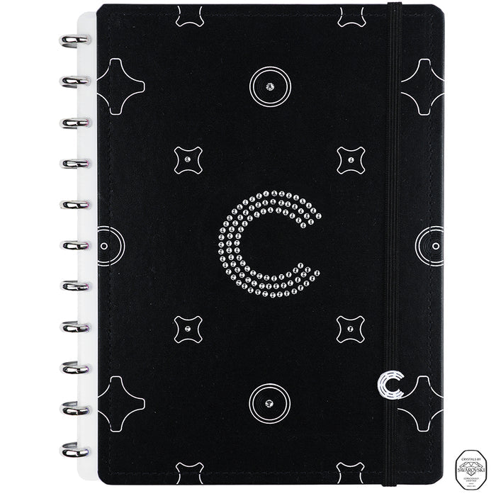 Caderno Monogram Collection by Swarovski.