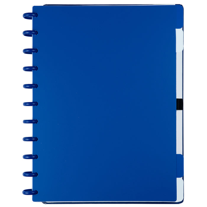 Caderno Cruzeiro Grande, folha de separação azul escuro.
