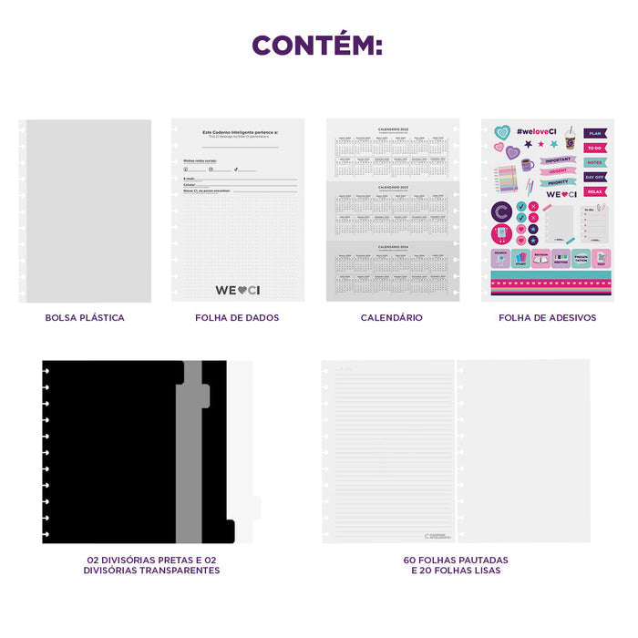 Caderno Deep Blue Caderno Inteligente ®
