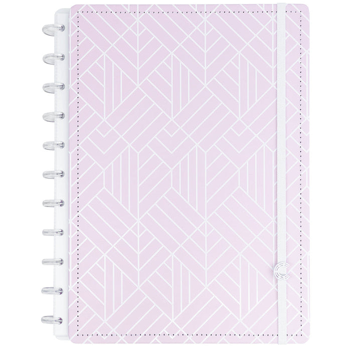 CADERNO ICE PINK - Folhas ROSA com LINHAS BRANCAS Caderno Inteligente ®