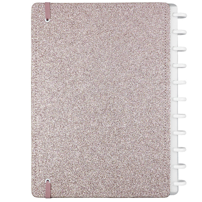 Caderno Let's Glitter Rose