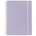 CADERNO LILÁS PASTEL