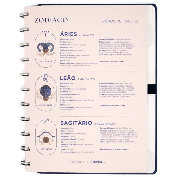 Caderno Mica Rocha Influenciada pela Lua