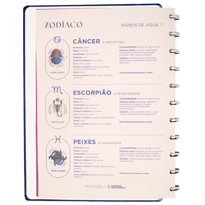 Caderno Mica Rocha Influenciada pela Lua