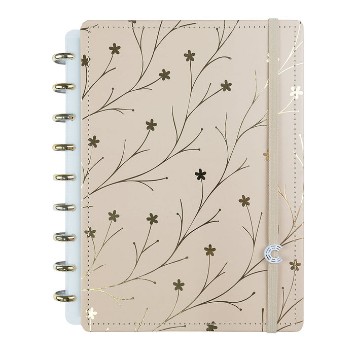 Capa e contracapa Miss Floral by Giulia Benite Caderno Inteligente ®
