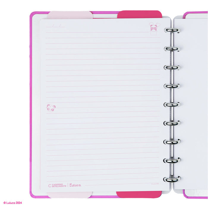 CADERNO PANDALU GLOW BY LULUCA (Cópia) Caderno Inteligente ®
