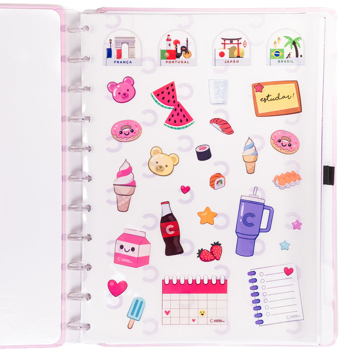 CADERNO PINK COOLER
