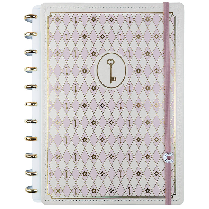 Caderno Rose Key by Isabela Akkari Caderno Inteligente ®
