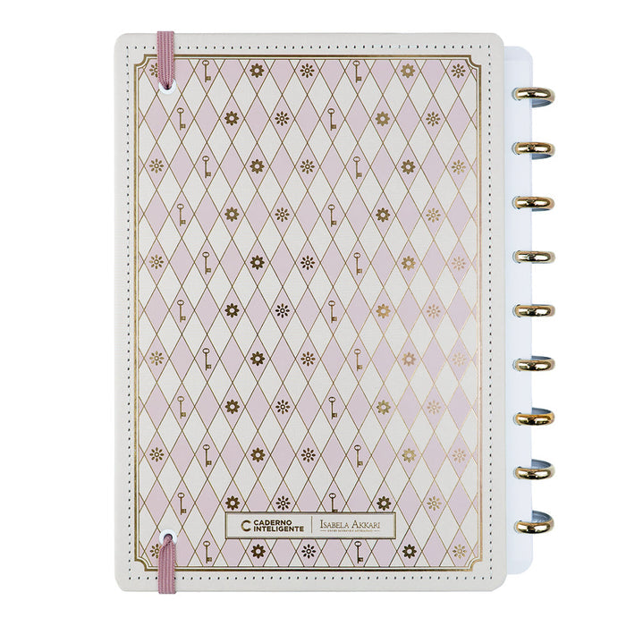 Caderno Rose Key by Isabela Akkari Caderno Inteligente ®