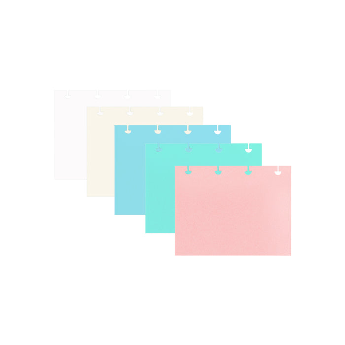 Refil de calendário: bloco colorido.