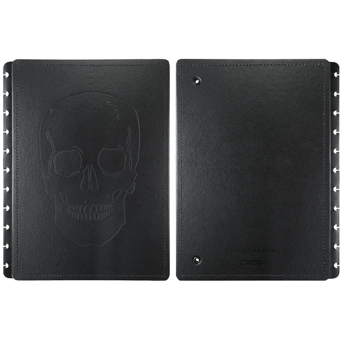 CAPA E CONTRA CAPA  Herchcovitch White Ink Caderno Inteligente ®