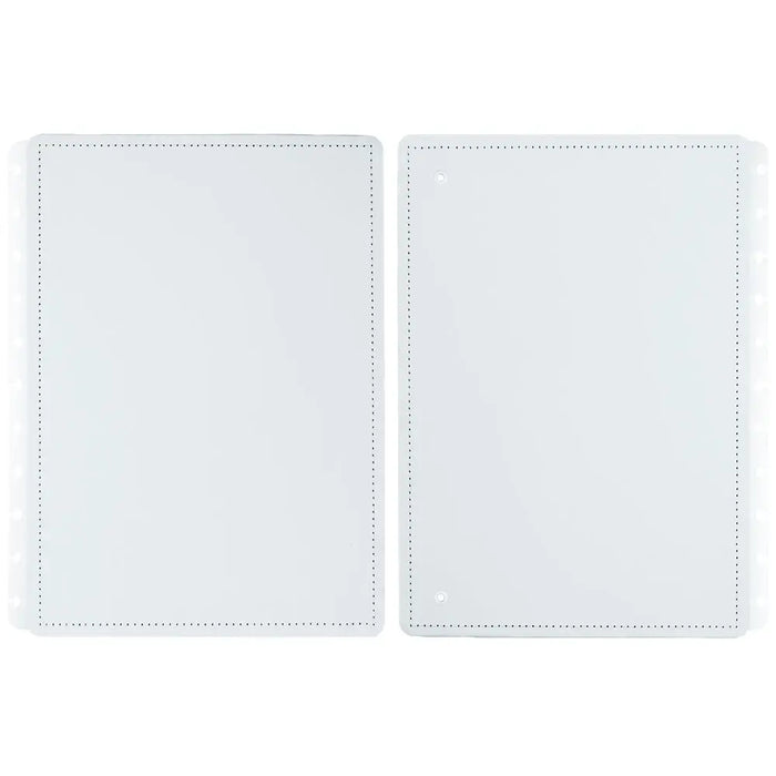 Capa e Contracapa All White Caderno Inteligente ®