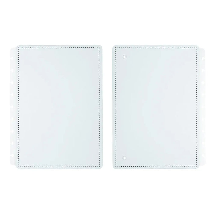 Capa e Contracapa All White Caderno Inteligente ®