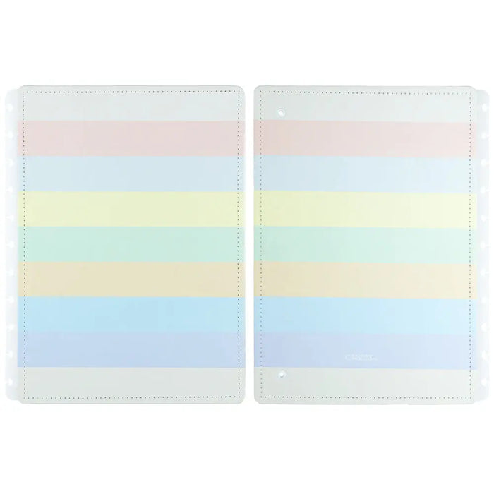 Capa e Contracapa Arco-Íris Pastel Capa e Contracapa