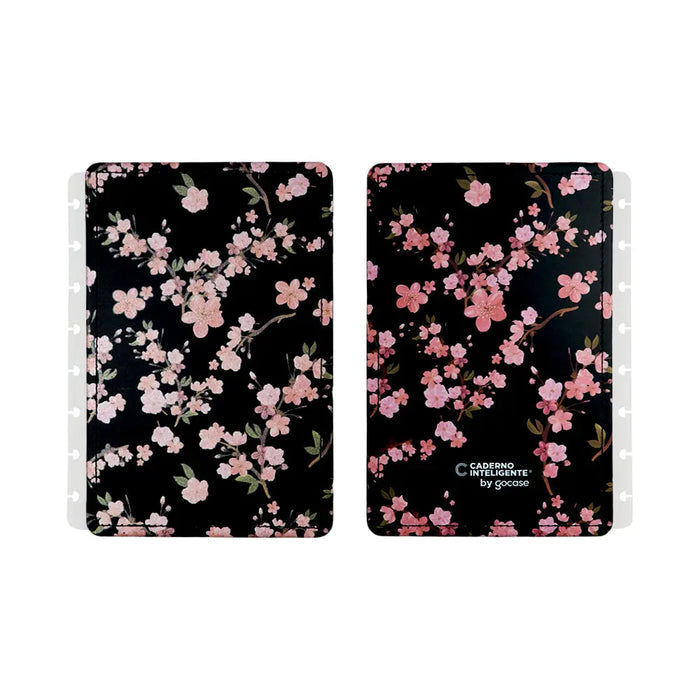 Capa e Contracapa By Gocase Classical Rose Black Capa e Contracapa