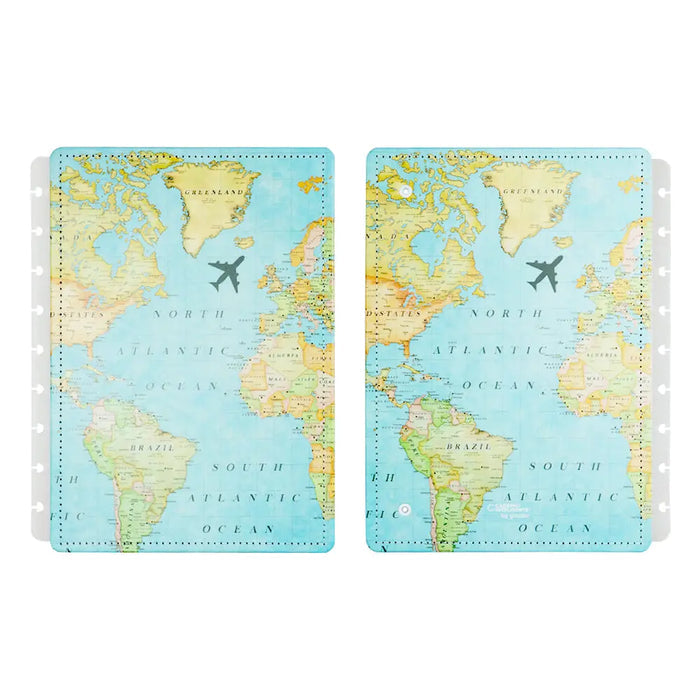 Capa e Contracapa By Gocase Mapa Mundi Capa e Contracapa