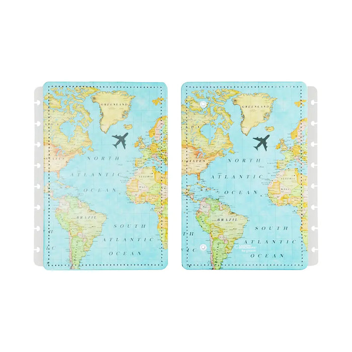 Capa e Contracapa By Gocase Mapa Mundi Capa e Contracapa