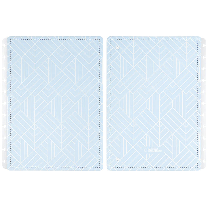 CAPA E CONTRACAPA ICE BLUE Caderno Inteligente ®