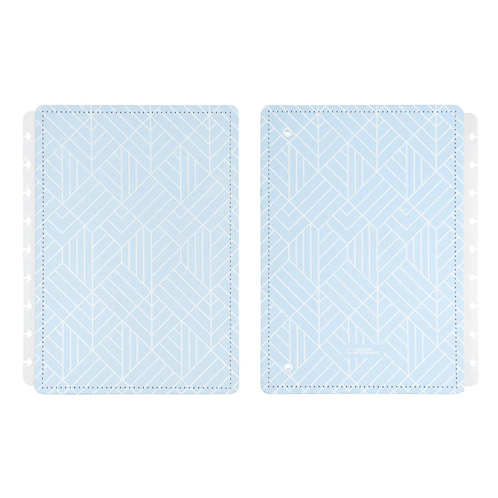 CAPA E CONTRACAPA ICE BLUE Caderno Inteligente ®