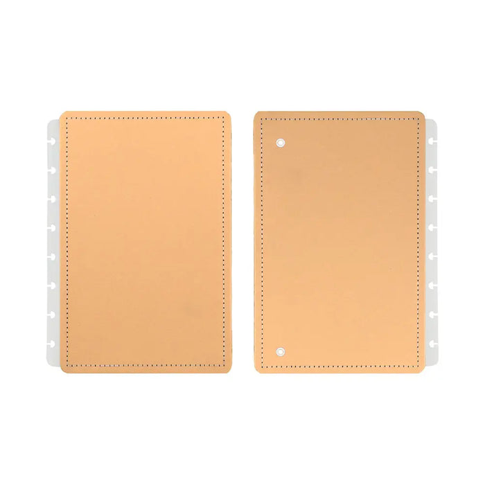 Capa e Contracapa Laranja Pastel Capa e Contracapa