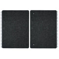 CAPA E CONTRACAPA LETS GLITTER NEON BLACK Caderno Inteligente ®