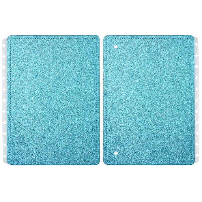Capa e Contracapa Let's Glitter Ocean Blue Capa e Contracapa