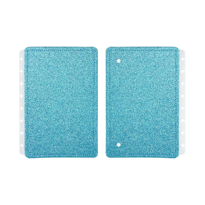 Capa e Contracapa Let's Glitter Ocean Blue Capa e Contracapa