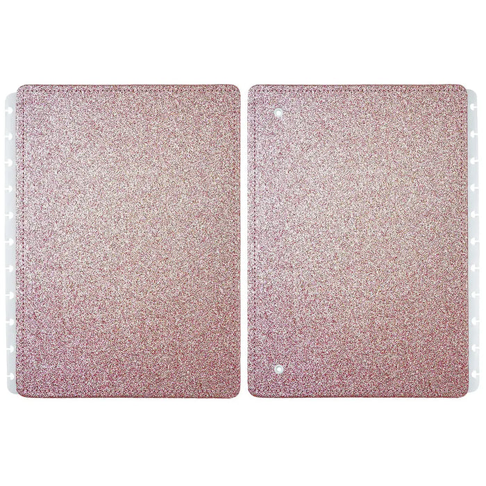 Capa e Contracapa Let's Glitter Rose Capa e Contracapa