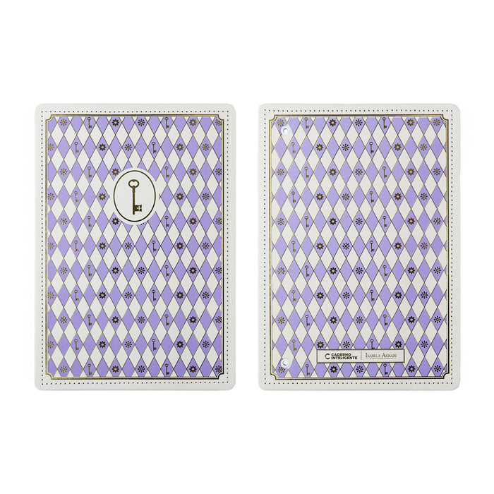 Capa e contracapa Purple Key by Isabela Akkari