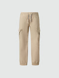 hover | Chino beige | cargo-welastic-waist-long-trouser-775425
