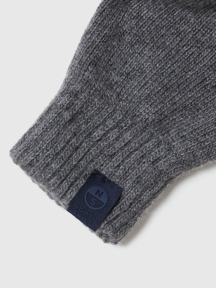 5 | Medium grey melange | gloves-623435