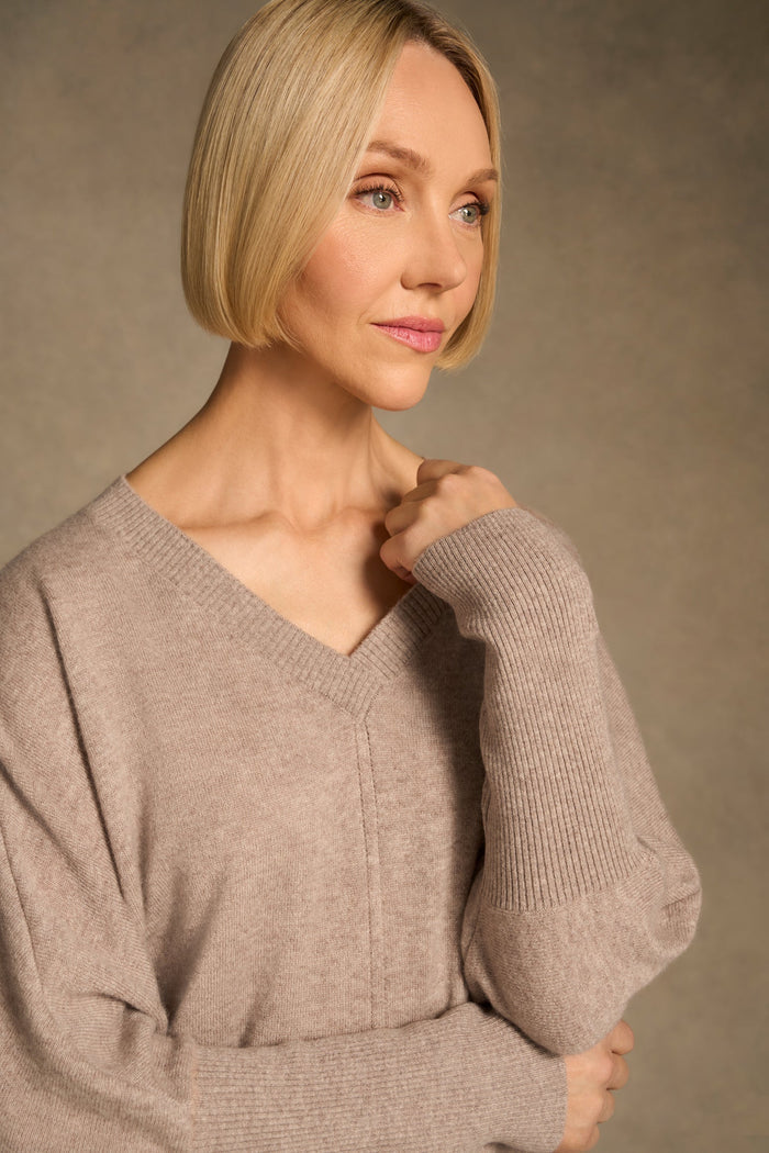 Cashmere Cocoon Knit - Oatmeal
