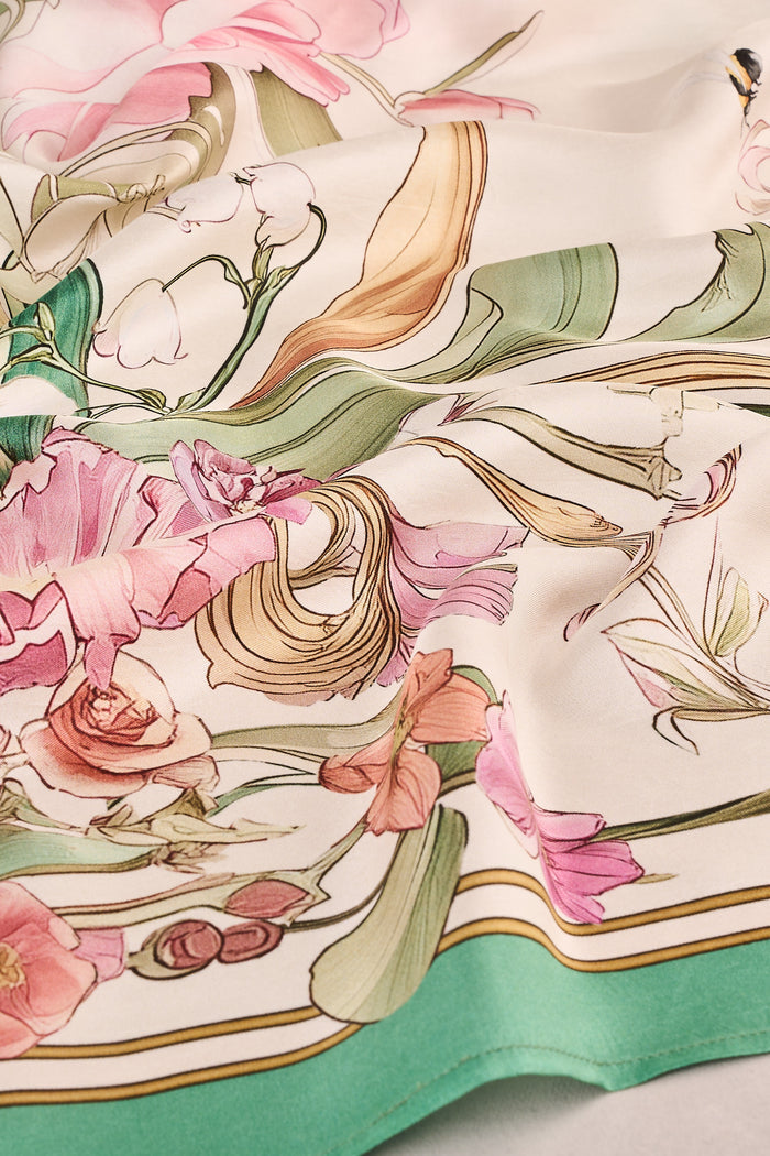 Catriona Silk Scarf - Multicolour